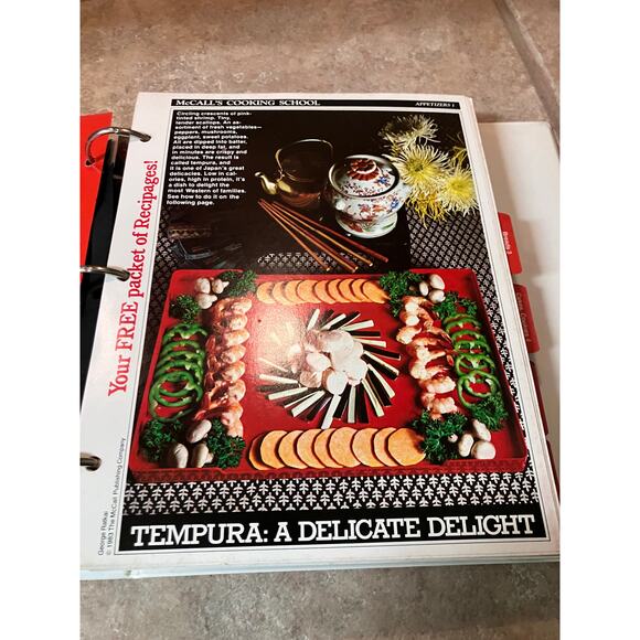 McCalls Cooking School Book 1-Cookbook 3 Ring Binder Mistake Proof Recipe 1980s - Picture 4 of 9